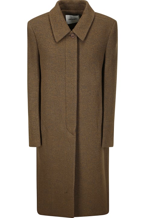 Low Classic Coats & Jackets for Women Low Classic Fluffy Wool Single Mac Coat