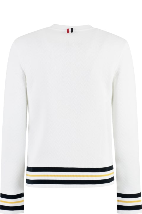 Thom Browne for Women Thom Browne Cotton-blend Sweatshirt