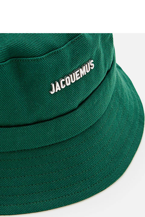 Jacquemus Hats for Women Jacquemus Le Bob Gadjo Cotton Bucket Hat
