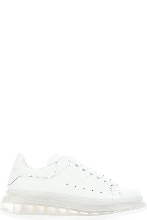 Alexander McQueen Shoes for Women Alexander McQueen White Leather Sneakers