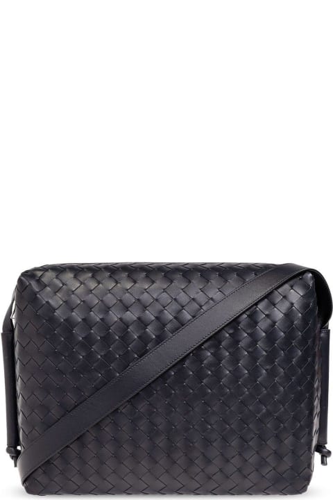 Investment Bags for Men Bottega Veneta Intrecciato Zipped Shoulder Bag