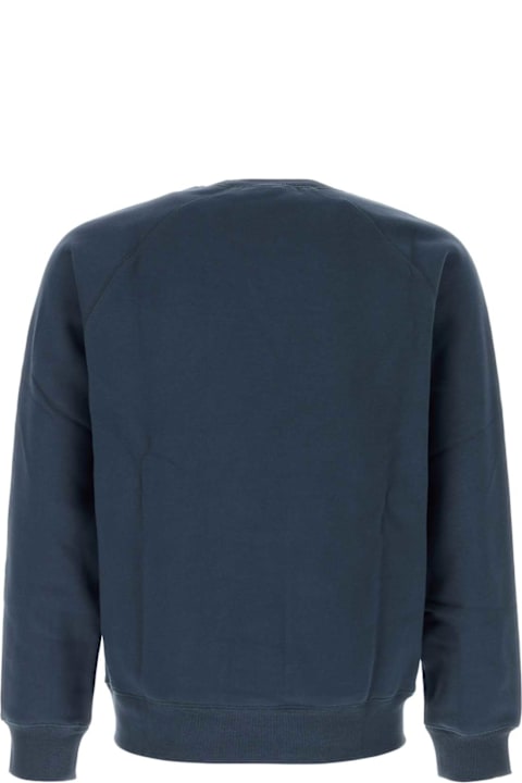 Homeware Carhartt Navy Blue Cotton Blend Chase Sweat