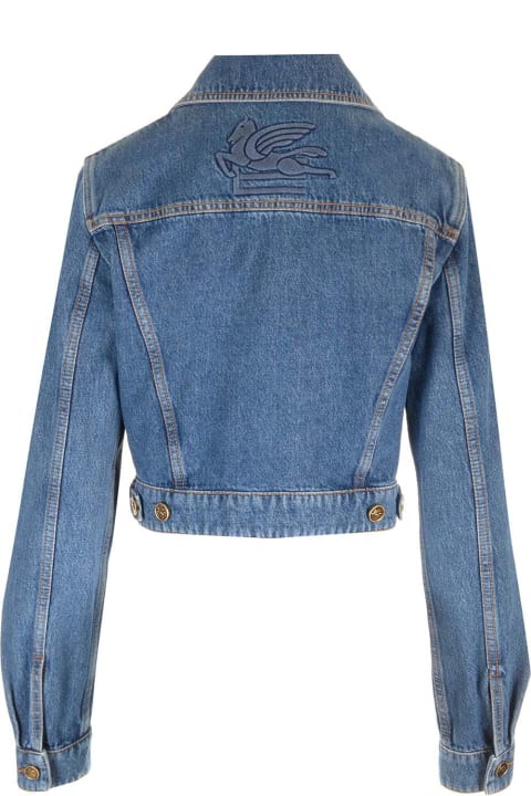 Etro Coats & Jackets for Women Etro Slim Fit Denim Jacket