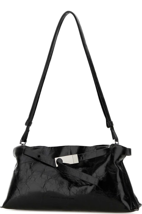 أدوات منزلية Benedetta Bruzziches Black Leather Mame Shoulder Bag