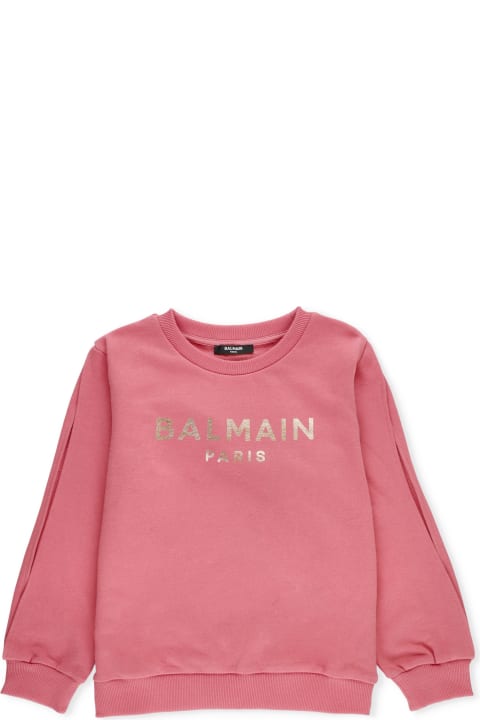 Balmain for Kids Balmain Logoed Sweater