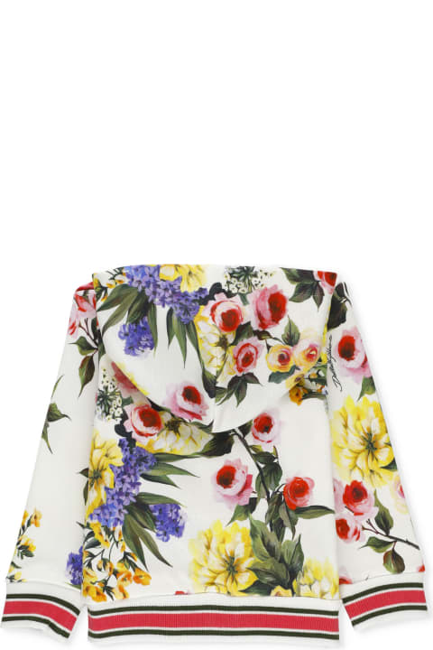 Dolce & Gabbana Topwear for Baby Girls Dolce & Gabbana Flower Power Sweatshirt