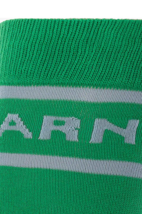 Marni Underwear for Men Marni Logo Intarsia Color-block Socks