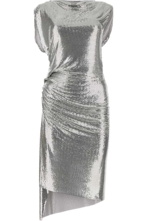 Fashion for Women Paco Rabanne Silver Chainmail Dress