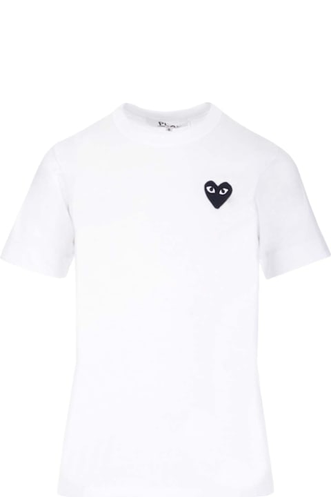 أدوات منزلية Comme des Garçons Play T-shirt With Small Black Heart