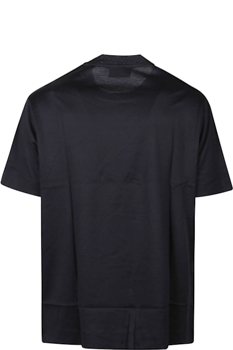 Emporio Armani Topwear for Men Emporio Armani Logo Detailed Crewneck T-shirt