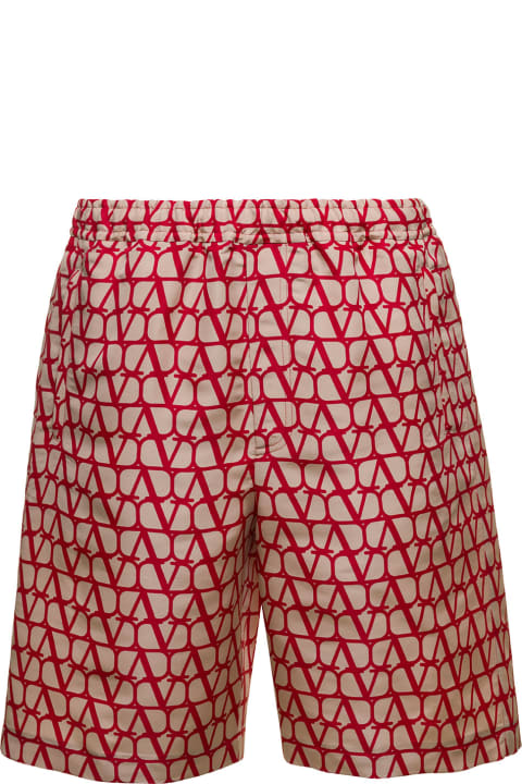 Valentino Pants for Men Valentino Bermuda | Toile Iconographe | Faille Toile Iconographe