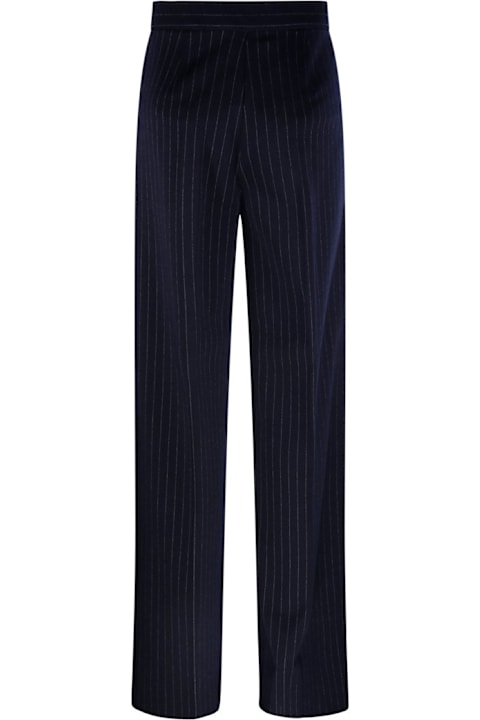Homeware Max Mara Pinstriped Straight Leg Trousers