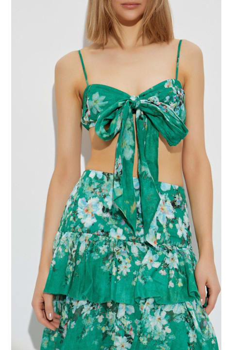 Homeware Zimmermann Everley Draped Bow Bralette