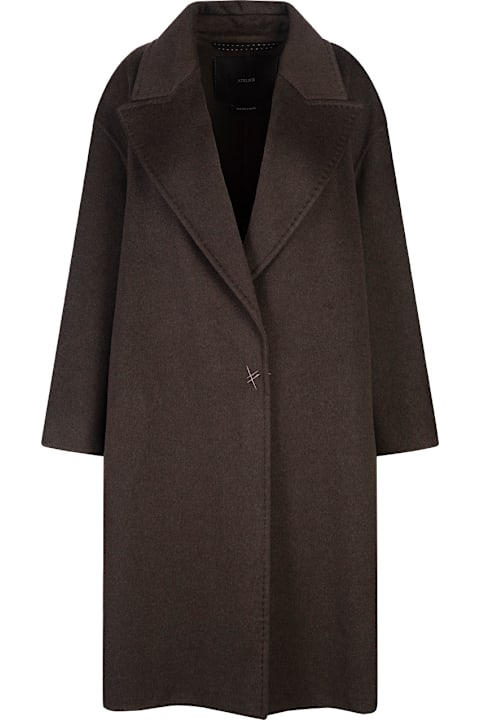 Homeware Max Mara Khaki Green Valle Coat