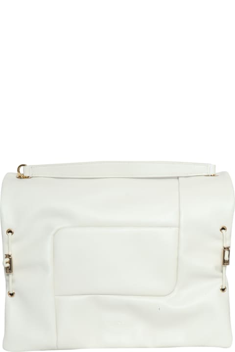 Lancel Clutches for Women Lancel White Rabat Bag