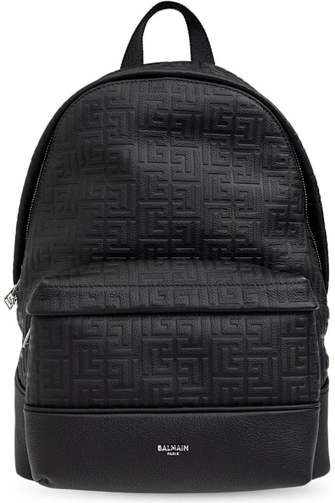 Balmain Men Balmain Pb Labyrinth Monogram Backpack