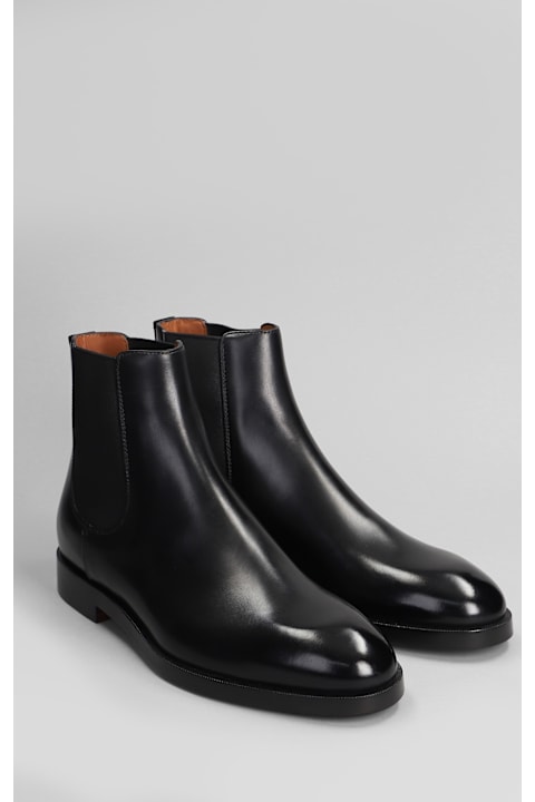 Zegna Boots for Men Zegna Torino Ankle Boots In Black Leather
