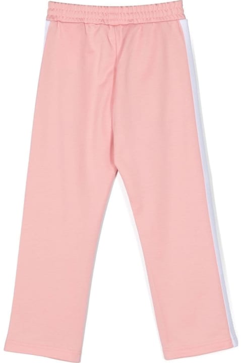 Fashion for Girls Palm Angels Pink Track Trousers With Logo