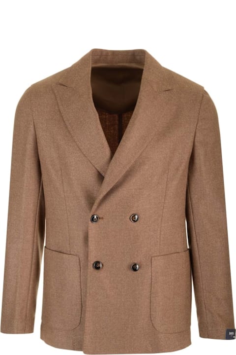 Barba Napoli معاطف وجواكت لـ القسم الرجالي Barba Napoli Easy Double Breasted Jacket