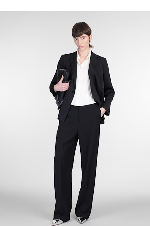 Theory Coats & Jackets for Women Theory Blazer In Black Silk