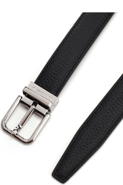 أحزمة لـ القسم الرجالي Dolce & Gabbana Calfskin Belt