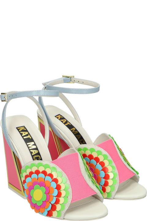 Carmel Sandals In Multicolor Leather