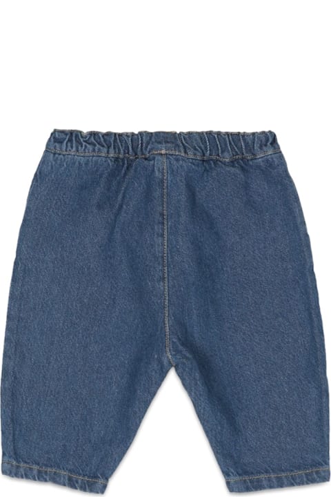 Bobo Choses Bottoms for Baby Girls Bobo Choses Baby Beneath The Moon Denim Baggy Pants