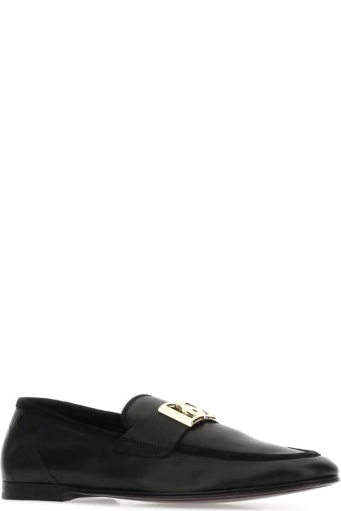 Fashion for Men Dolce & Gabbana Black Leather Loafers