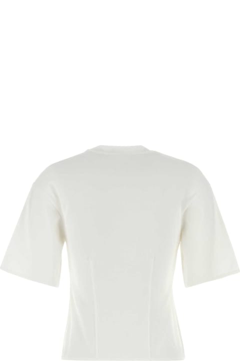 Homeware Alexander McQueen White Stretch Cotton T-shirt