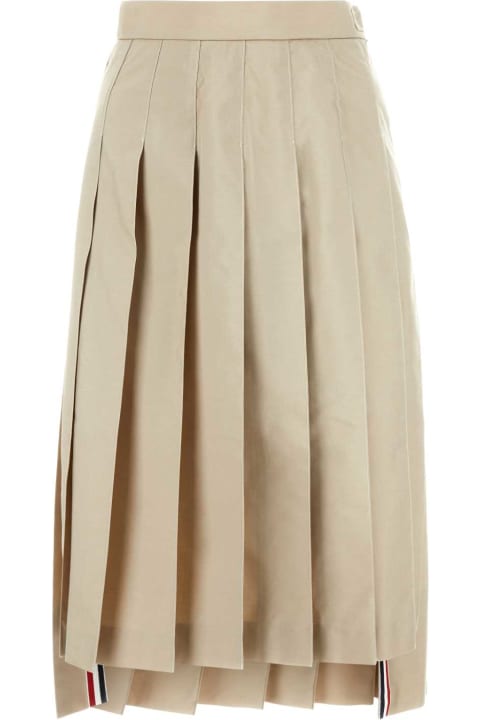 ウィメンズ Thom Browneのスカート Thom Browne Cappuccino Jersey Skirt
