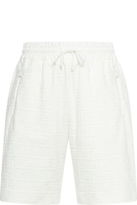 Fendi Pants for Men Fendi Logo Detailed Drawstring Shorts