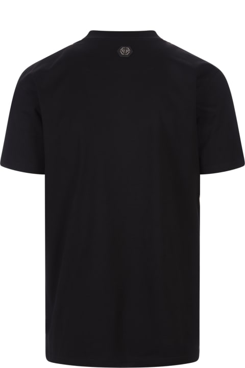 Philipp Plein for Men Philipp Plein Black T-shirt With Crystals Skull