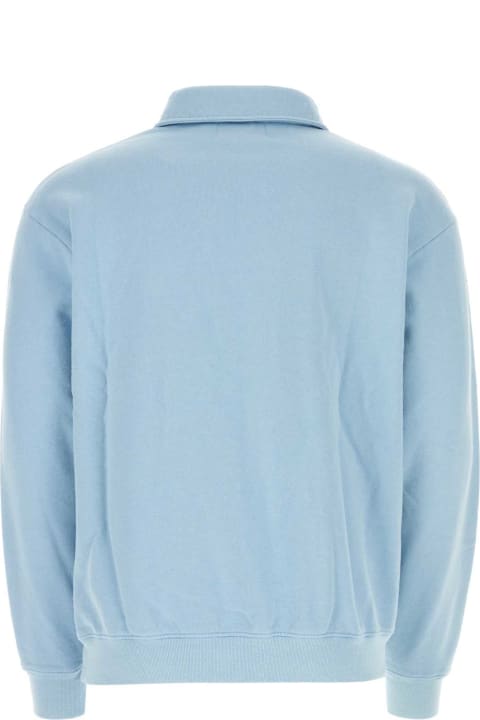The Harmony Topwear for Men The Harmony Light Blue Cotton Polo Shirt