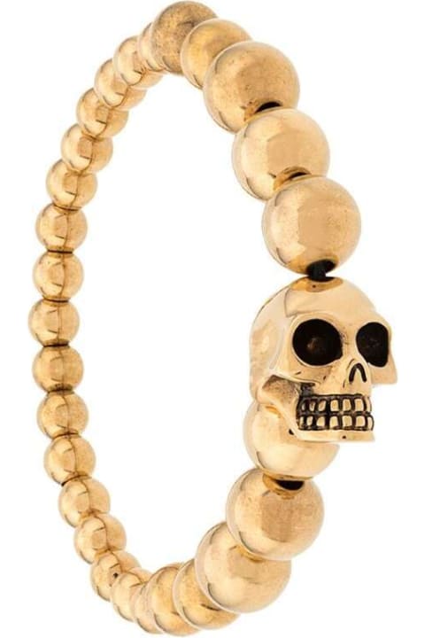Jewelry Sale for Women Alexander McQueen Metal Skull Bracelet
