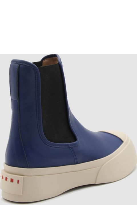 Marni Sneakers for Women Marni Blue Leather Boots