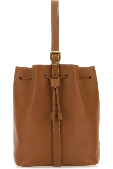 Bags Sale for Women Miu Miu Caramel Leather Bucket Bag