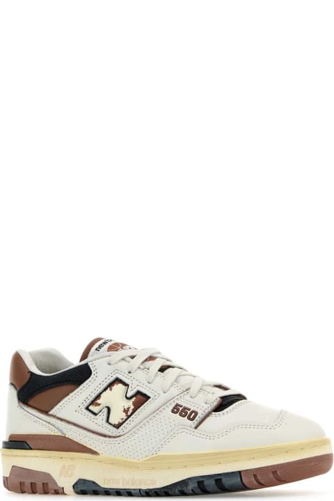 أدوات منزلية New Balance Multicolor Leather 550 Sneakers