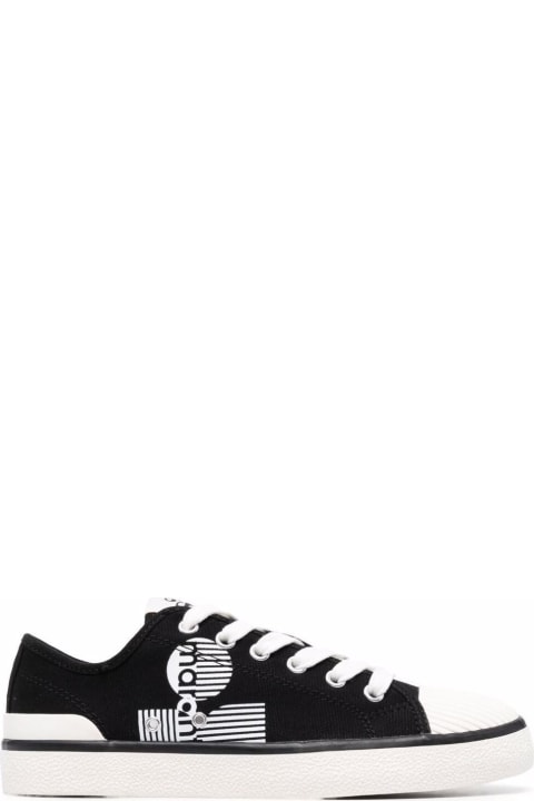 Isabel Marant Woman's Binkoo Black Cotton Sneakers With Logo