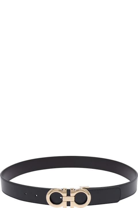 Ferragamo Accessories for Men Ferragamo Double Adjustable Gancini Belt