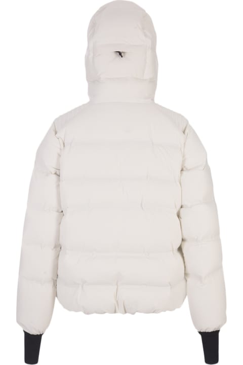 Coats & Jackets for Women Moncler Grenoble White Suisses Down Jacket