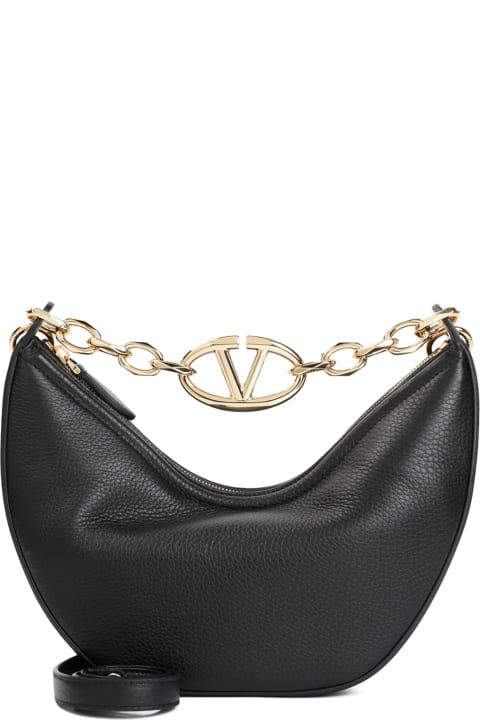 Fashion for Women Valentino Garavani V Logo Gate Leather Top Handle Bag