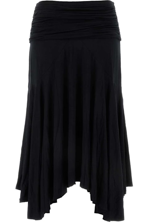 Gimaguas Skirts for Women Gimaguas Black Stretch Viscose Fortuna Skirt