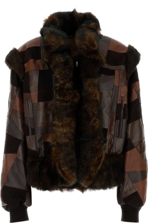 Chloé Multicolor Leather Jacket