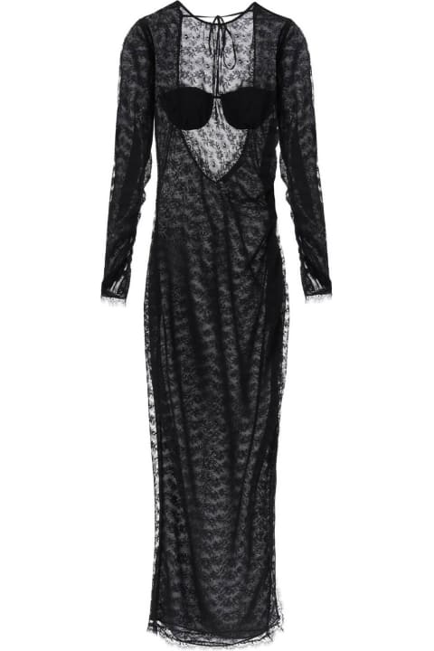Fashion for Women Alessandra Rich Long Lace Gown