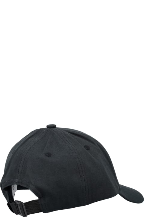 Hats for Men Stone Island Logo Embroidered Curved-peak Baseball Cap