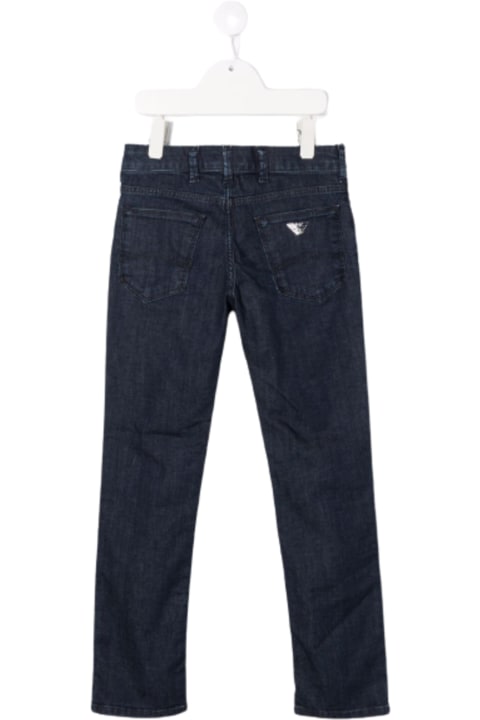Armani Kids Boy's Blue Jeans