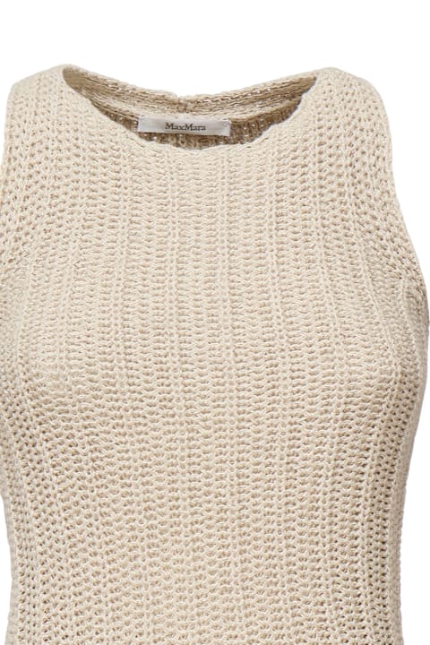 Dresses for Women Max Mara Linen And Cotton Yarn Dress