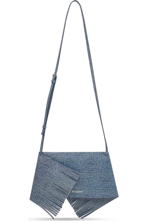 J.W. Anderson Bags for Women J.W. Anderson Blue Suede Shoulder Bag.
