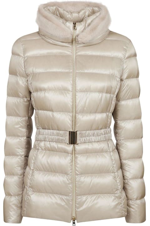 Herno معاطف وجواكت لـ السيدات Herno High Neck Belted Puffer Jacket