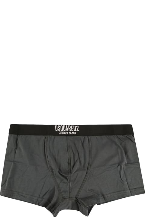 Underwear for Men Dsquared2 Logo Waist Boxer Shorts